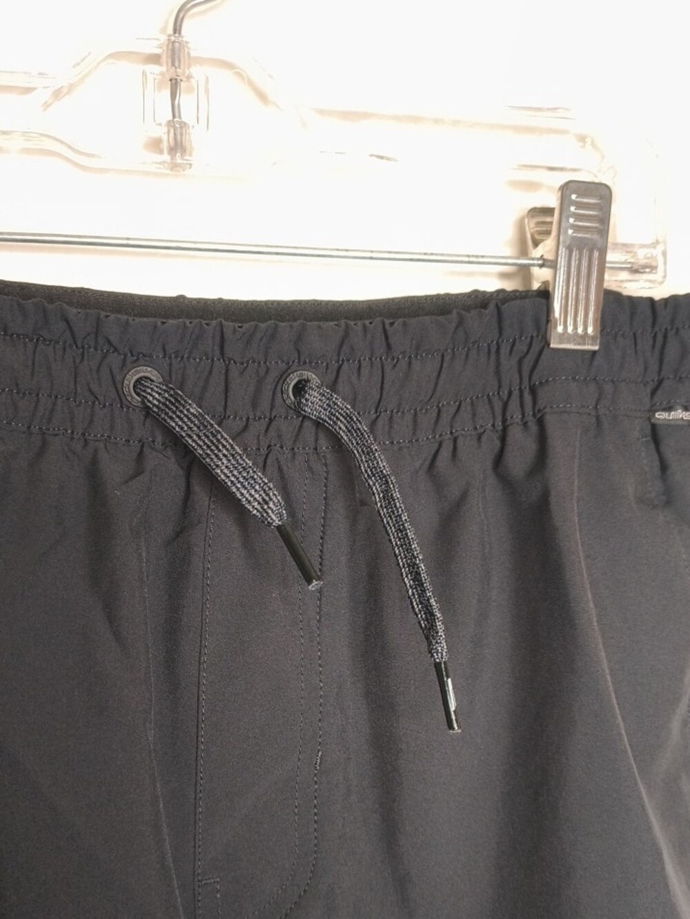 Quiksilver Black Elastic Waist Swim Shorts - Picture 5 of 14